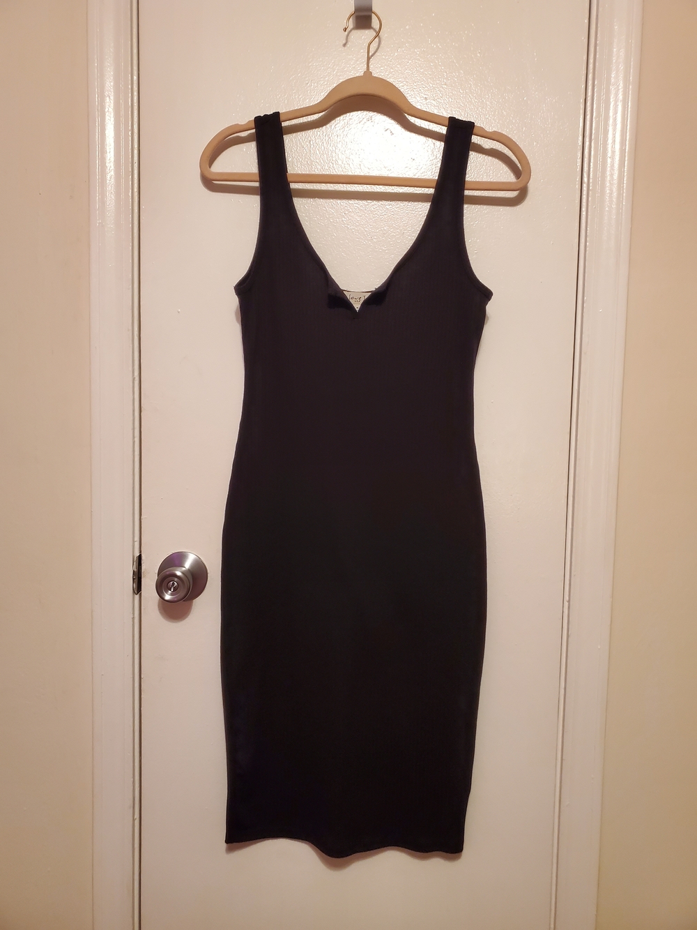 love J Black V-Notch Sleeveless Bodycon Dress